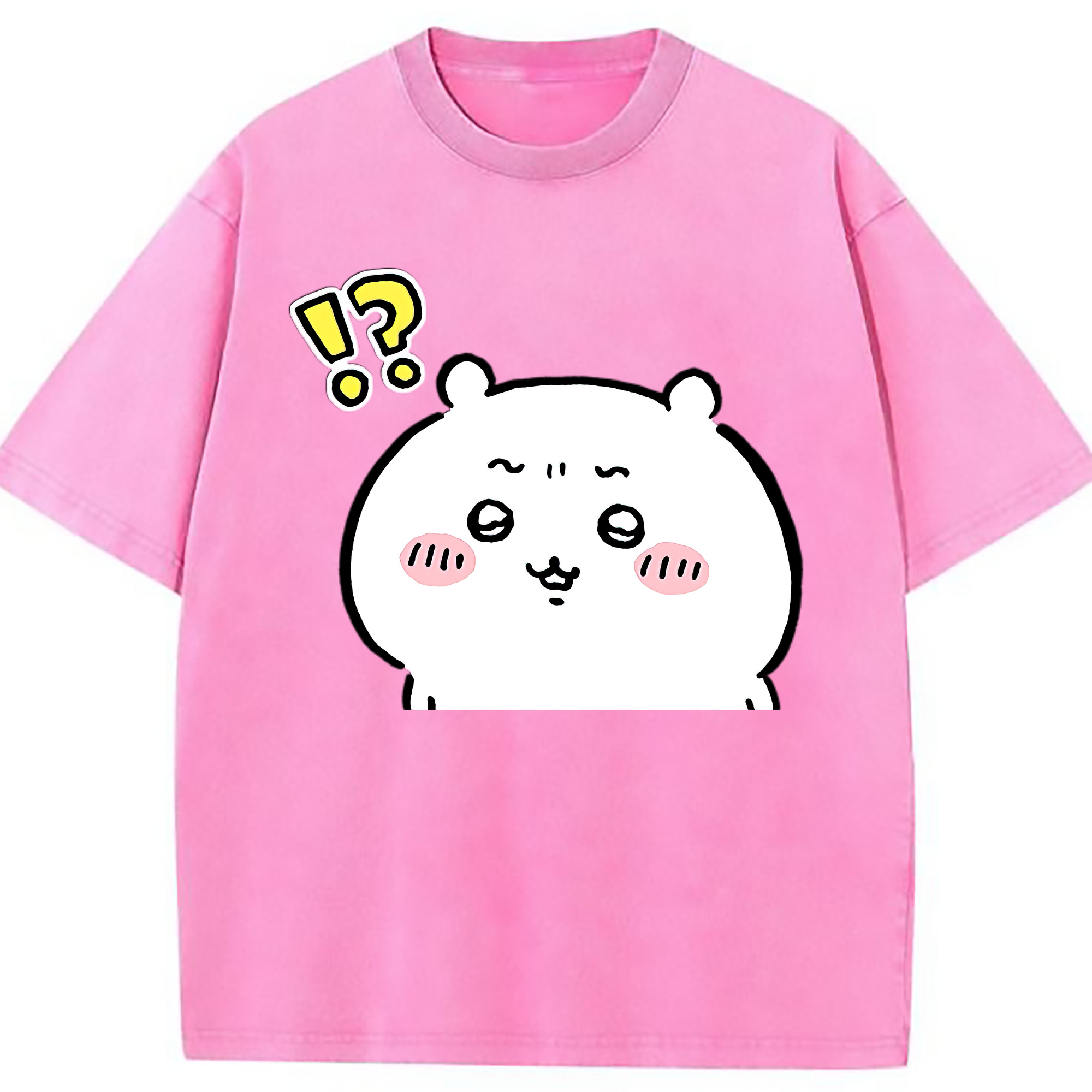 （画像用） ちいかわ ちいかわ Chii-kawa chiikawa 綿100% ヴィンテージ風 半袖Tシャツ（フロントプリント）